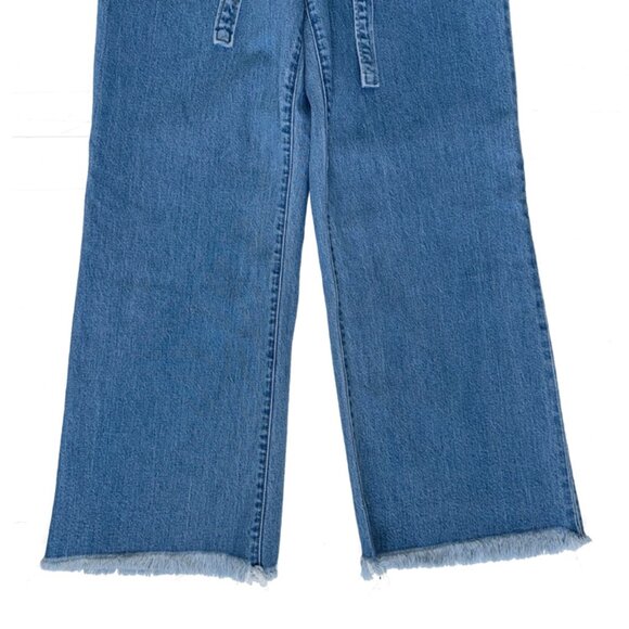 J. Brand Sukey Tie Waist Cropped Flare Jeans - Picture 4 of 7